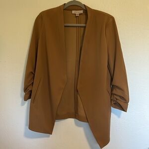 Philosophy blazer - camel color